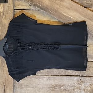 Sheer black top. Size XS